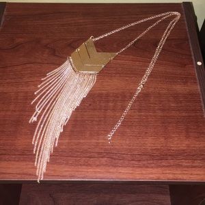 Gold/ rose gold long necklace